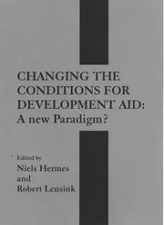 Changing the conditions for development aid : a new paradigm?