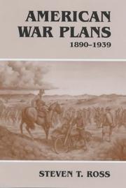 Cover of: American war plans, 1890-1939