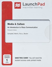 Cover of: LaunchPad for Media and Culture: An Introduction to Mass Communication