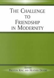 The challenge to friendship in modernity