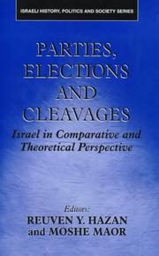 Parties, elections, and cleavages : Israel in comparative and theoretical perspective