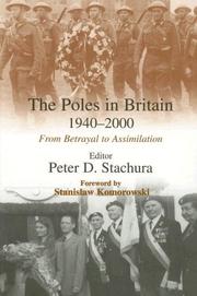 Cover of: The Poles in Britain, 1940-2000: from betrayal to assimilation