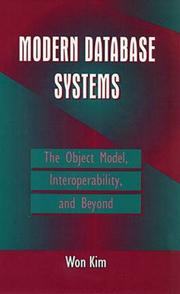Cover of: Modern Database Systems by Won Kim