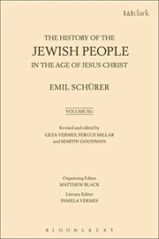 Cover of: History of the Jewish People in the Age of Jesus Christ: Volume 3. i