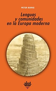 Cover of: Lenguas y comunidades en la Europa moderna