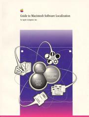 Guide to Macintosh software localization