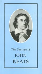 The sayings of John Keats