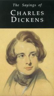 The sayings of Charles Dickens