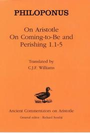 On Aristotle on coming-to-be and perishing 1.1-5