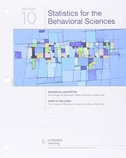 Cover of: Statistics for the Behavioral Sciences, Loose-leaf Version