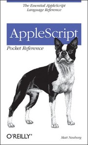 Cover of: AppleScript Pocket Reference: The Essential AppleScript Language Reference