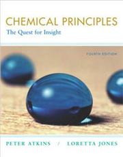 Chemical principles : the quest for insight