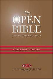 Cover of: Open Bible, Classic Edition