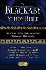 Cover of: Blackaby Study Bible by 