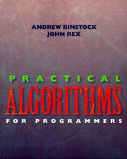 Cover of: Practical algorithms for programmers