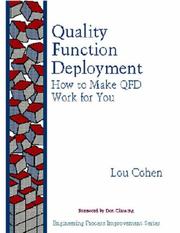 Quality function deployment by Lou Cohen