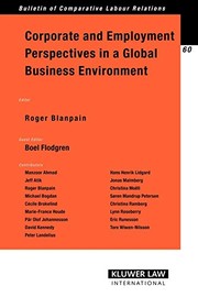 Cover of: Corporate and employment perspectives in a global business environment