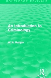 Cover of: Introduction to Criminology by Willem Adriaan Bonger
