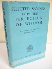 Cover of: Selected sayings from the perfection of wisdom
