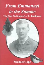 From Emmanuel to the Somme by Albert E. Tomlinson