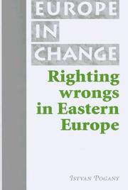 Cover of: Righting wrongs in Eastern Europe