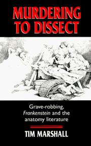 Murdering to Dissect by Tim Marshall