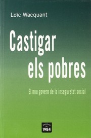 Cover of: Castigar els pobres