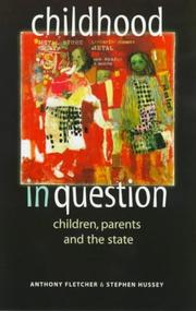 Childhood in question : children, parents and the state