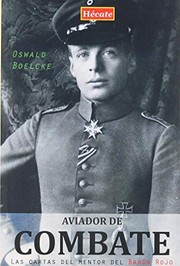 Cover of: Aviador de combate: Las cartas del mentor del Barón Rojo