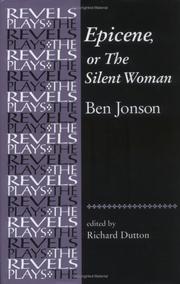 Cover of: Epicene, or the Silent Woman: By Ben Jonson