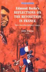 Edmund Burke's reflections on the revolution in France : new interdisciplinary essays