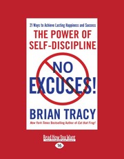 Cover of: No Excuses: The Power of Self-Disciplilne