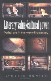 Literary value/cultural power : verbal arts in the twenty-first century