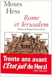 Cover of: Rome et Jérusalem