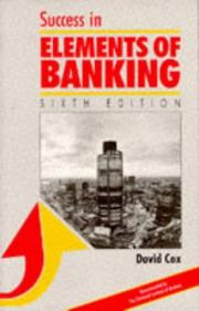 Cover of: Success in Elements of Banking (Success Studybooks)