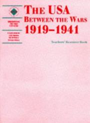 Cover of: USA Between the Wars 1919-1941: Teacher's Resource Book (Discovering the Past for GCSE)