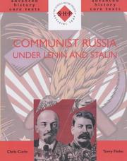 Cover of: Communist Russia Under Lenin and Stalin (S-H-P Advanced History Core Texts)
