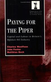 Cover of: Paying for the piper by Charles Woolfson