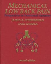 Mechanical low back pain : perspectives in functional anatomy