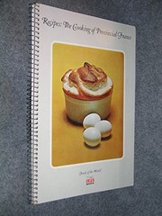 Cover of: Cooking of Provincial France Recipe Booklet by M. F. K. Fisher