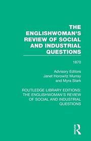Cover of: Englishwoman's Review of Social and Industrial Questions: 1870