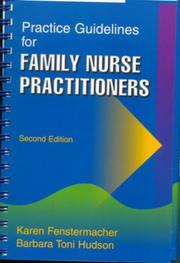 Practice guidelines for family nurse practitioners