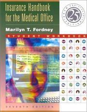 Cover of: Insurance handbook for the medical office by Marilyn Takahashi Fordney