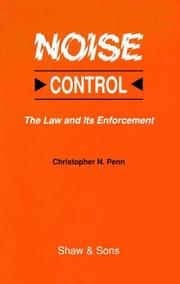 Noise control by Christopher N. Penn