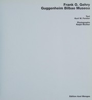 Cover of: Frank O. Gehry: Guggenheim Bilao Museoa