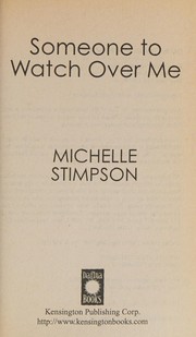 Cover of: Someone to Watch over Me