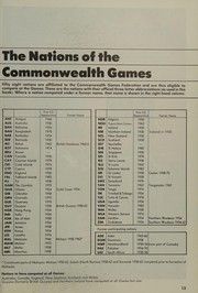 Cover of: The official Commonwealth Games book