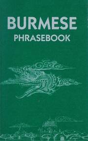 Cover of: Burmese phrasebook.