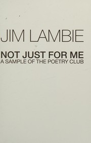 Cover of: Jim Lambie : Not Just for Me: A Sample of the Poetry Club