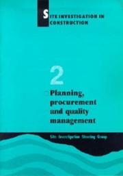 Planning, procurement and quality management